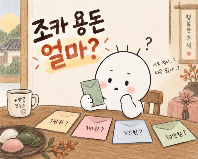 "조카 용돈 얼마?" 명절마다 머리 아픈 직장인 용돈 기준표