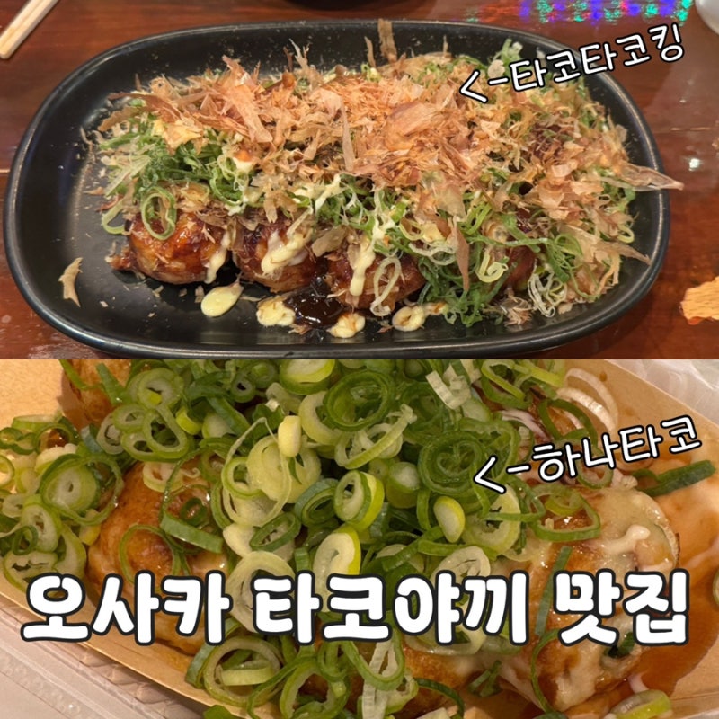 [오사카 여행] 타코야끼 맛집 추천 우메다 하나타코 /타코타코킹