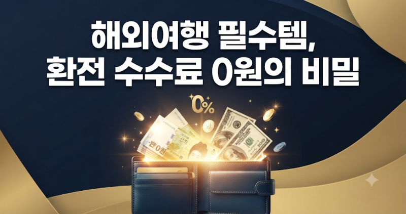 시중 은행 환전 수수료 절감 혜택, 환율 우대 쿠폰 서비스 총정리 (feat. 최대 90% 받는 법)