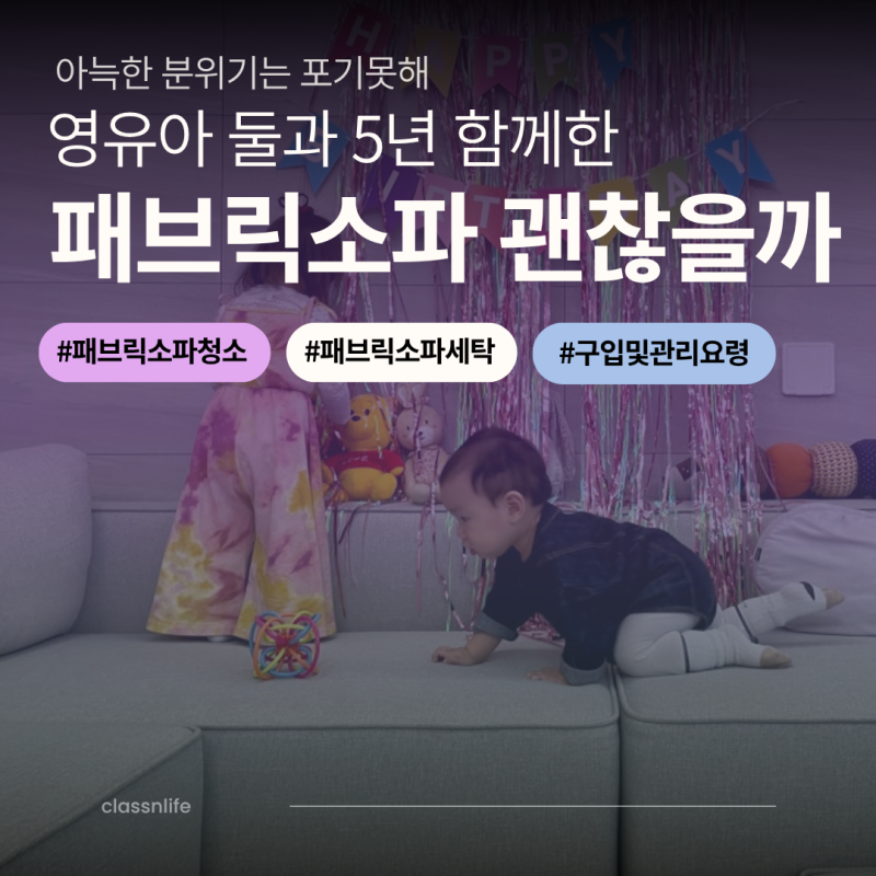 영유아 둘 패브릭소파 무니토 타임리스 5년 실사용 청소팁 세탁업체 후기