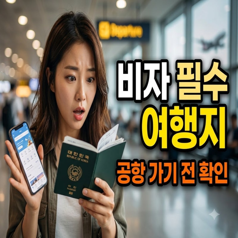 "여권만 들고 갔다가 탑승 거부?".. 비자 필요한 여행지 총정리