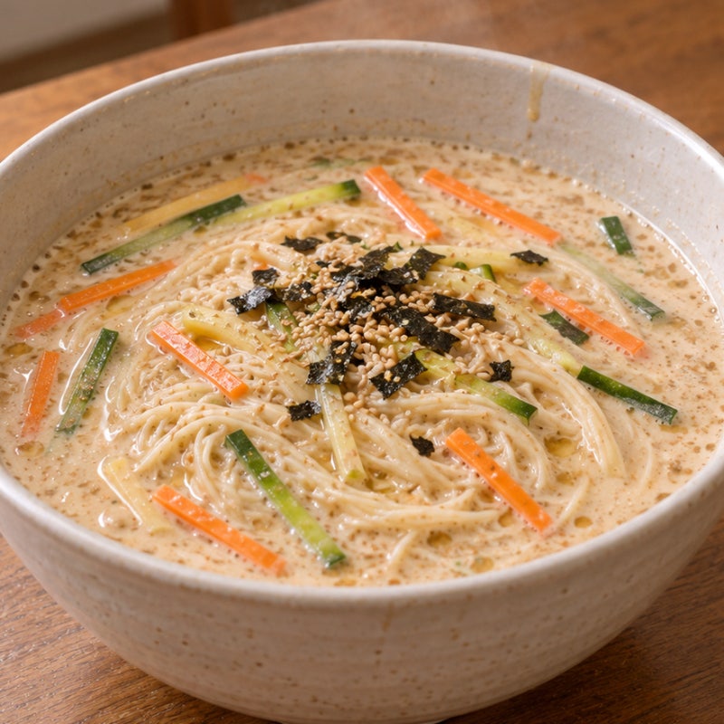 칼국수 끊은 다이어터들 주목! 밀가루 없이 살 안 찌는 들깨칼국수