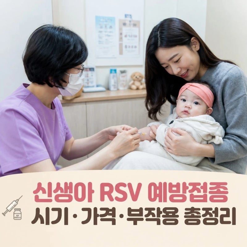 “신생아라면 꼭 맞아야 할까?” RSV 예방접종 시기·가격·부작용
