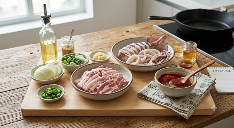 오삼불고기 레시피, 집에서 만들었는데 식당 맛이 나요!