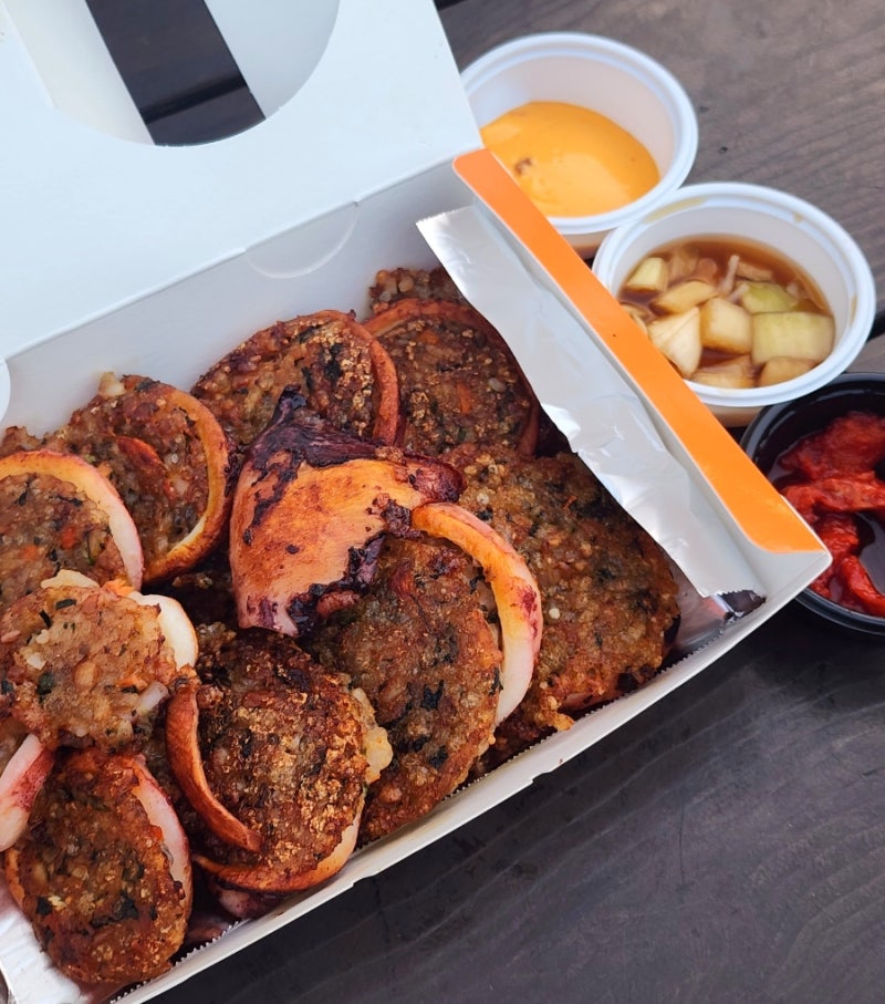 강릉 사임당 오징어순대 중앙시장 누룽지오징어순대 맛집 후기 (주차장 정보 포함)