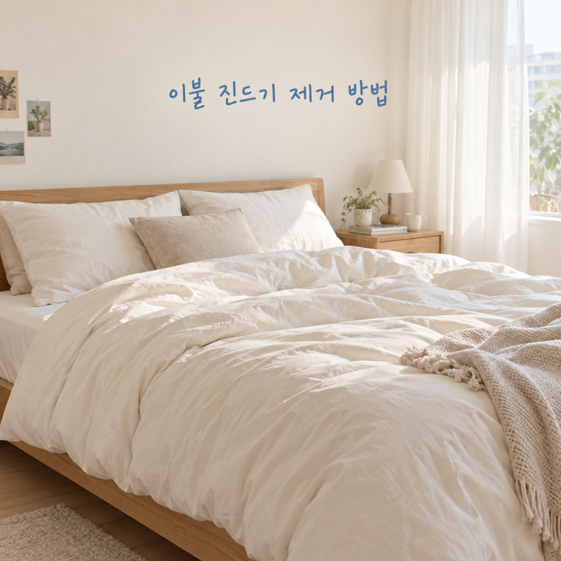 매일 덮는 이불 진드기 제거 방법 세탁 온도부터 달라야 해요