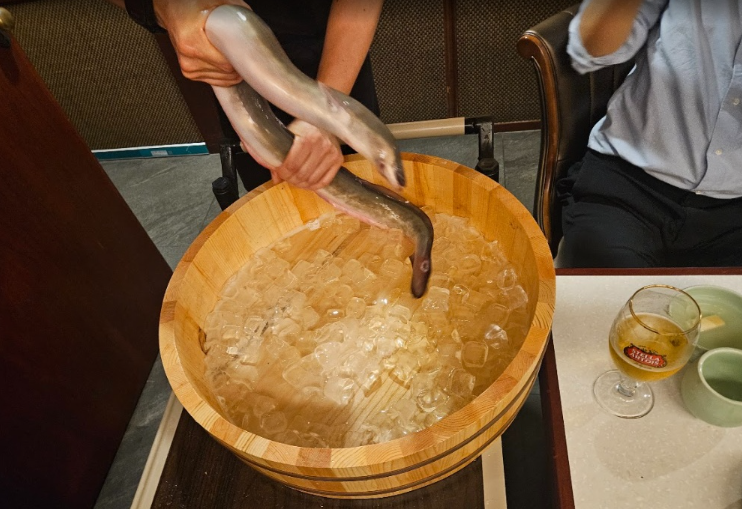 [강남 논현 맛집] 압도적인 크기의 강화갯벌장어와 독도새우의 향연! '영동미락(영동장어 2F ....