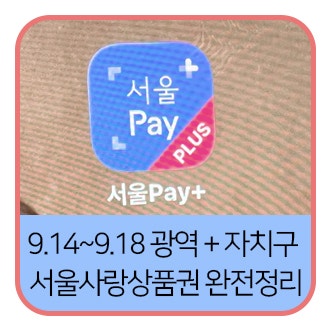 광역 따로 자치구 따로, 서울사랑상품권 헷갈리지 않게 정리했어요