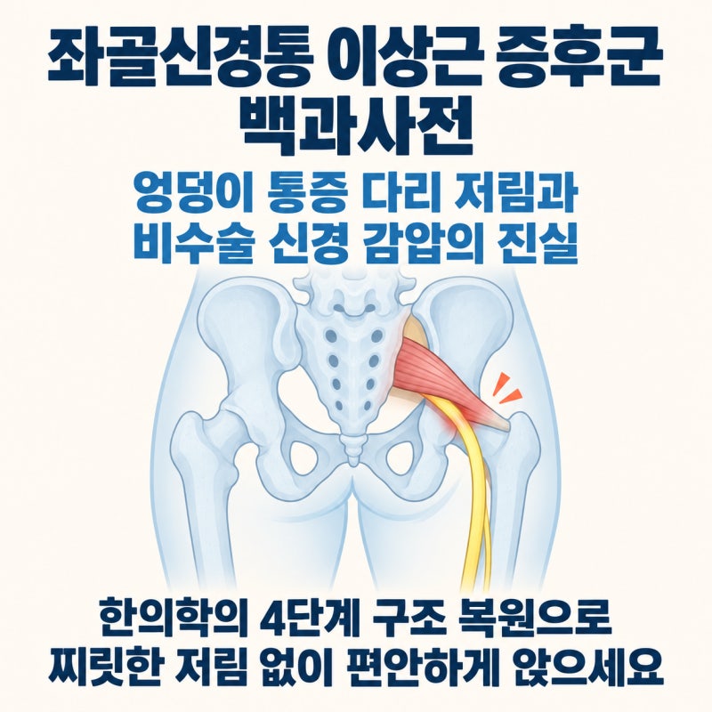 [엉덩이 통증 다리 저림] 디스크 수술해도 안 낫는 좌골신경통, 원인은 이상근?