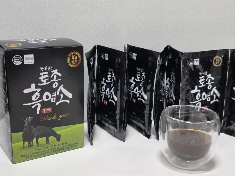흑염소진액 명절추석선물추천 웰스앤헬스 국내산 토종 흑염소