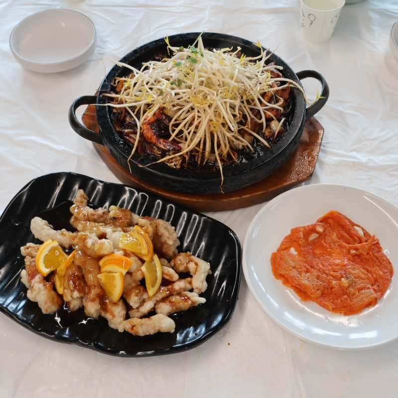 태안 만리포 맛집 돌짜장 물회 꿀조합 만리포돌짜장