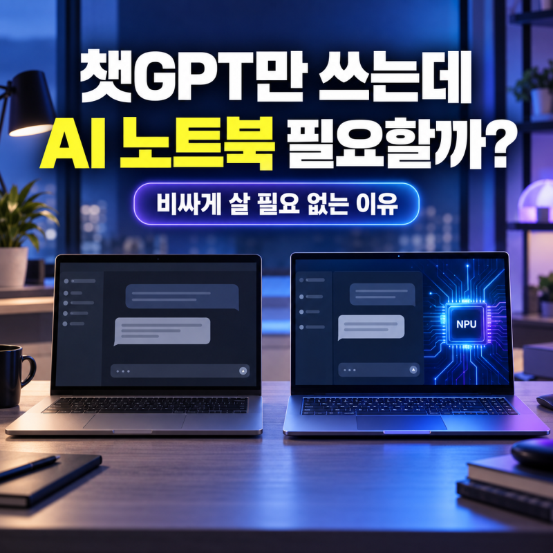 AI 노트북은 뭐가 다를까?｜구매시 확인할 사항 정리