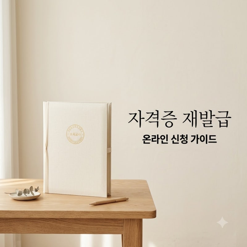 집에서 5분이면 끝? 보육교사자격증재발급, 신청 후 '이것' 안 보내면 말짱 도루묵..