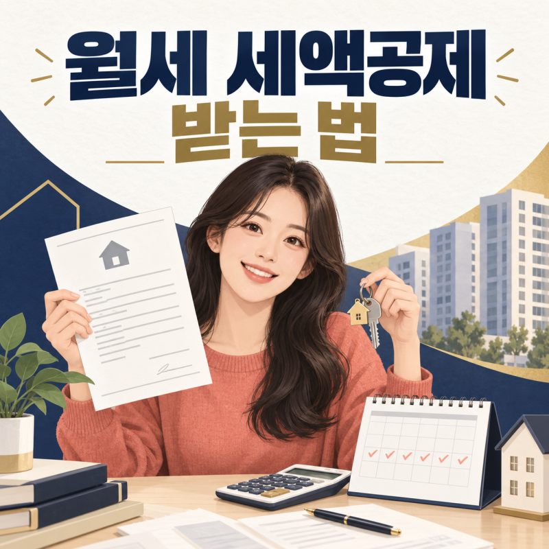 2026 연말정산 월세 세액공제 받는 법｜조건·공제율·필요서류 총정리