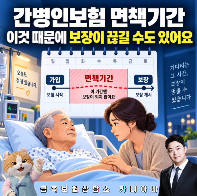 간병인 보험 면책 기간, 이것 때문에 보장이 끊길 수도 있어요