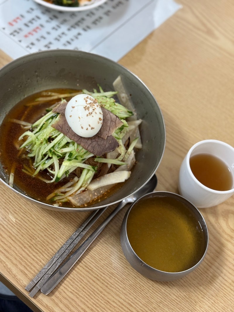 목포 냉면 맛집 찾는다면, 34년 전통 평양냉면 위치 주차 후기