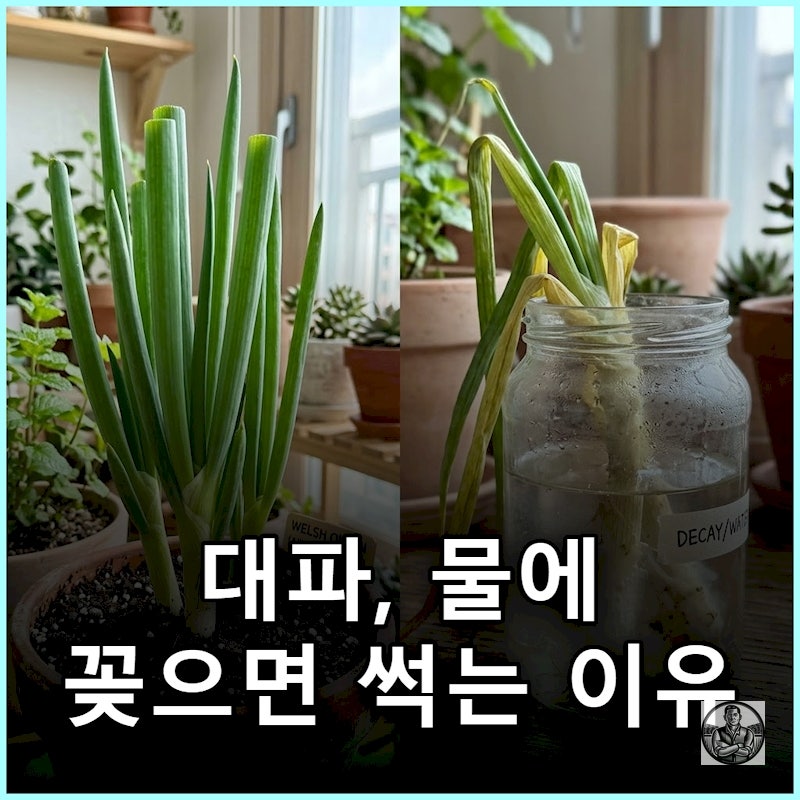"물에 꽂아선 안 자란다" 집에서 대파 씨앗과 뿌리 키우는 방법