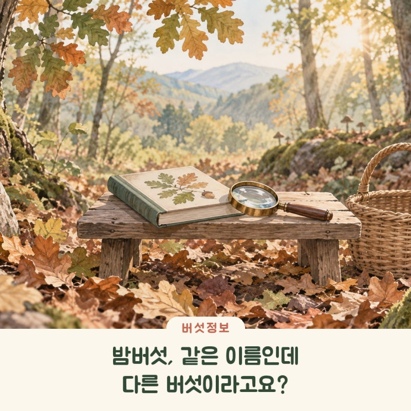밤버섯, 같은 이름인데 다른 버섯? 채취시기보다 먼저 확인하세요