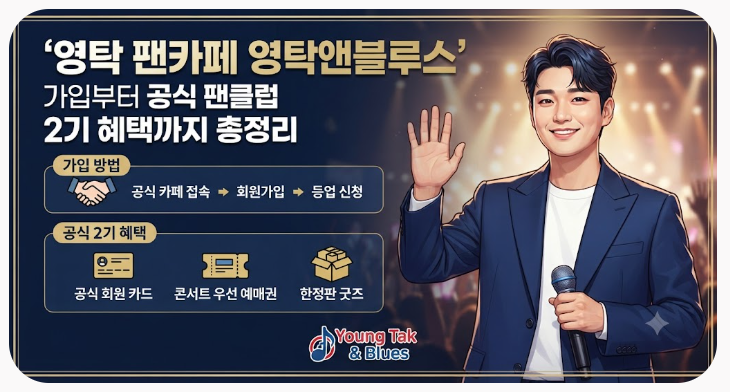 영탁 팬카페 영탁앤블루스 가입부터 공식 팬클럽 2기 혜택까지 총정리