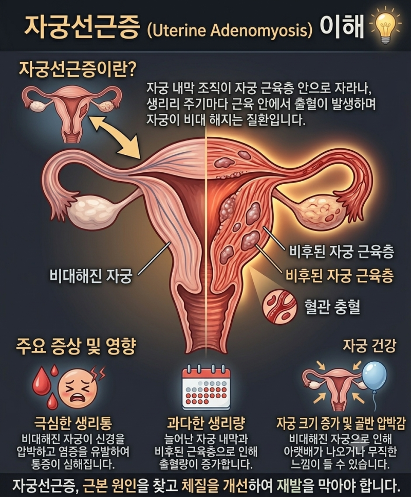 혹시 나도 모르게 매일 하고 있었을까? 자궁선근증,근종 만드는 의외의 습관 3가지와 예방법
