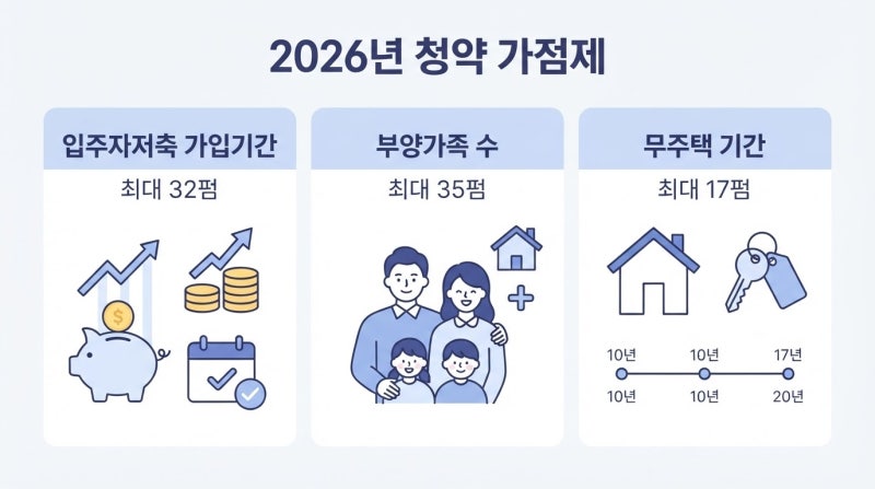 주택청약 가점 계산할 때 가장 많이 하는 실수 3가지는 배우자 주택 부양가족 통장?