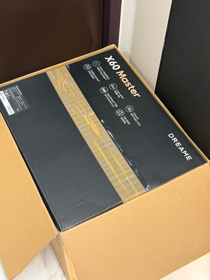 드리미 X60 마스터 로봇청소기 도착했는데 이거 포장이 왜이래 _ 260909