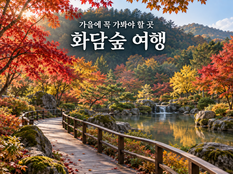 [정보]화담숲 가을여행 추천｜단풍 시기·예약 방법·모노레일·입장료 총정리