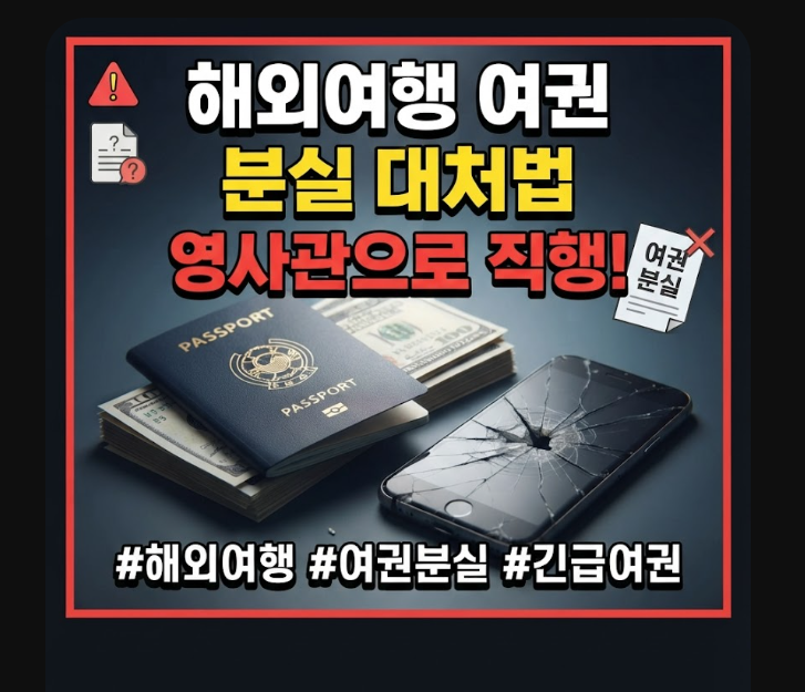 해외여행 여권 분실 대처법 긴급여권 당일 발급 서류와 절차