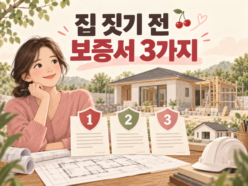 시공사가 공사를 멈추면 내 돈은?｜단독주택 건축 계약 전 확인할 보증 3가지