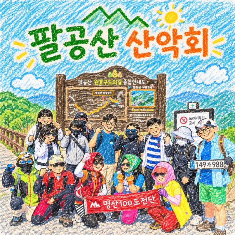 산악회 컨셉으로 다녀온 대구 팔공산 최단코스 추천
