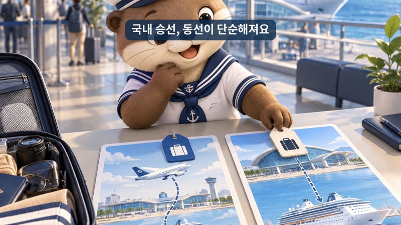 인천 출발 크루즈는 어떤 사람에게 편할까? 모항·교통·가을 날씨까지