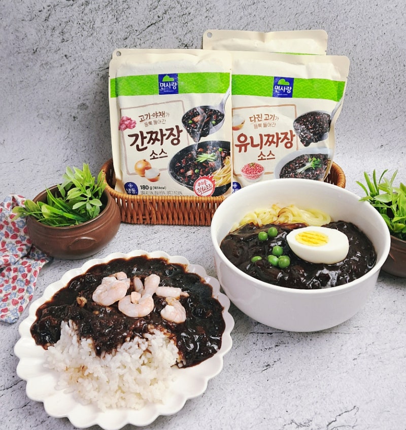 짜장면 만들기, 면사랑 간짜장소스 유니짜장소스로 간단하게