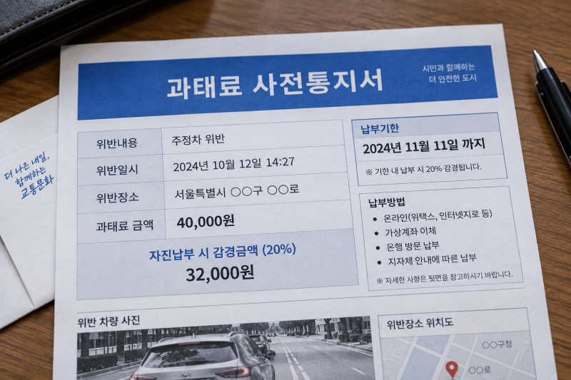 주차위반 과태료 조회, 고지서 오기 전에 확인하고 납부까지 끝내는 방법