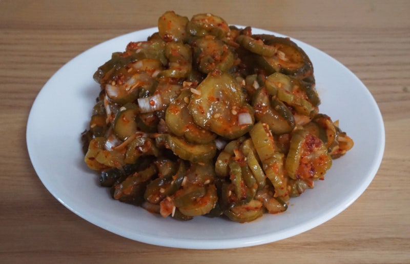 아삭하고 새콤달콤 맛있는 오이지무침 레시피