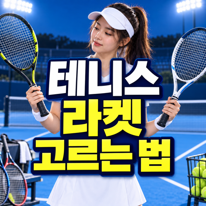 테니스 라켓 고르는 법｜초보 무게·헤드 크기·그립 사이즈 기준
