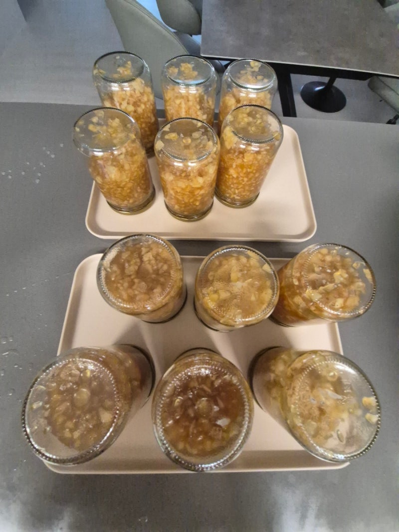 신맛나는 사과로 대용량 "사과잼" 만들기 도전~~