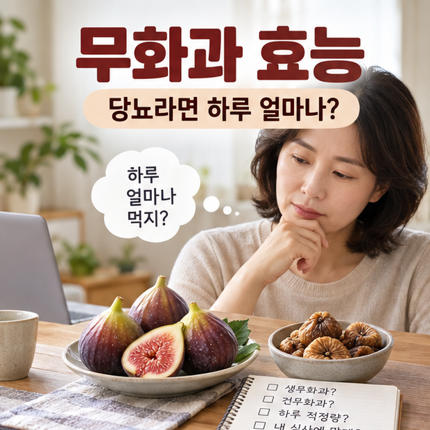 무화과 효능, 당뇨가 있으면 하루 섭취량과 혈당은 생과·건과에 따라 다를까