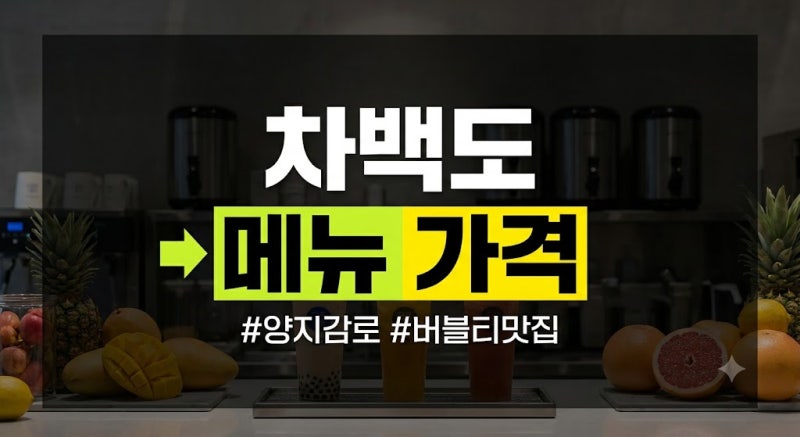 차백도 메뉴 추천 및 가격 총정리｜망고 포멜로 사고 당도·칼로리 가이드