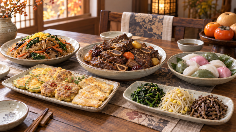 추석에 자주 먹는 대표 음식 7가지｜잡채·갈비찜·전 맛있게 만드는 법