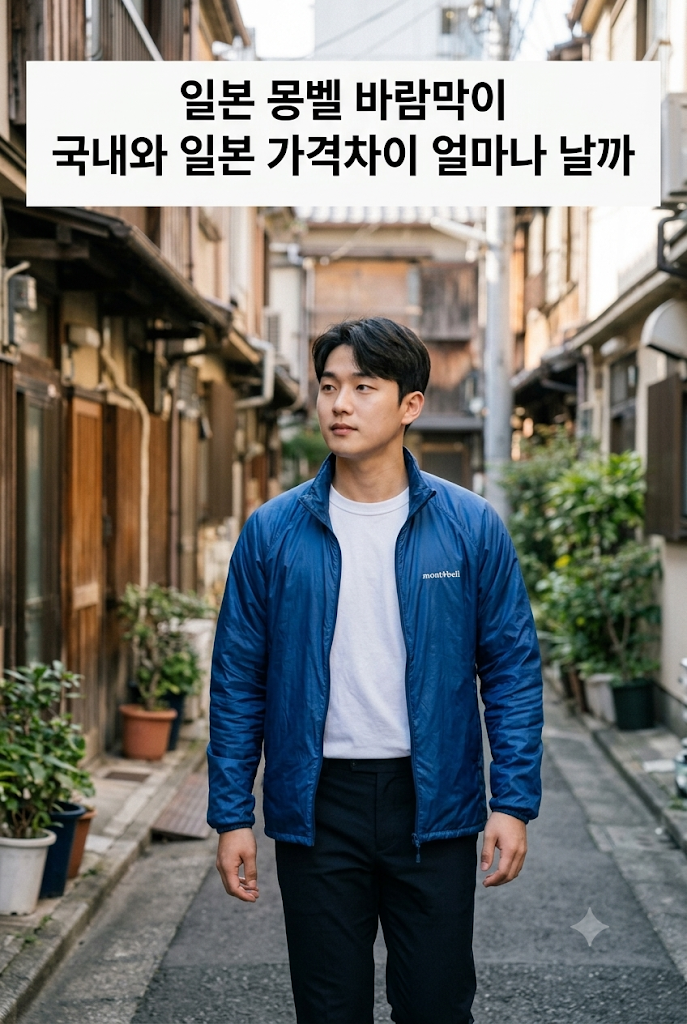일본 몽벨 바람막이 국내와 일본 가격차이 얼마나 날까?