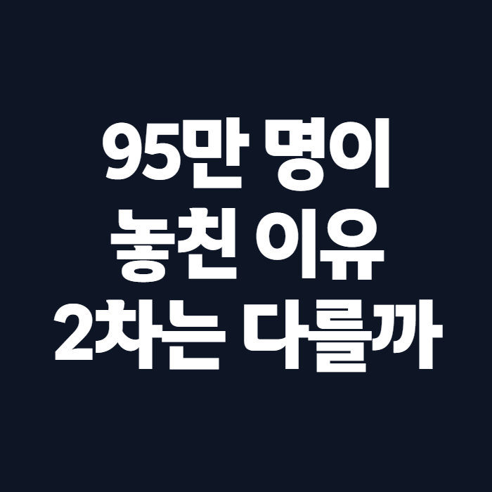 청년미래적금 2차 신청기간과 조건, 1차 때 떨어진 분들이 꼭 알아야 할 것