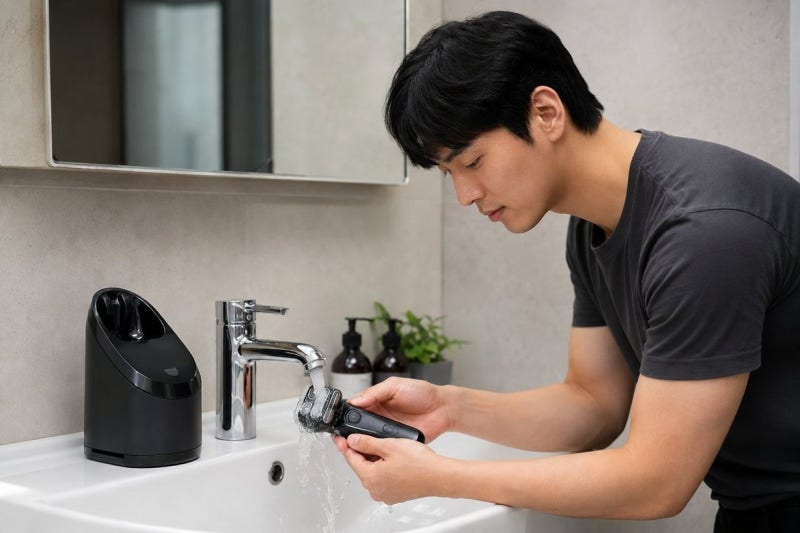 브라운 면도기 물세척과 세척 스테이션 관리법 총정리 한눈에 살펴보기