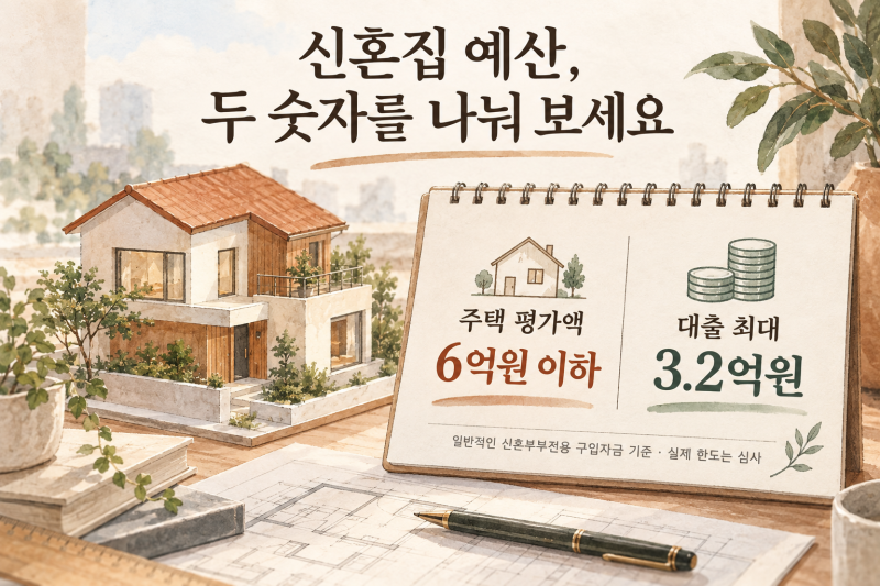 신혼부부 디딤돌대출로 얼마짜리 집까지 살 수 있을까? 6억 기준과 자기자금 계산