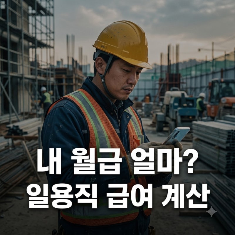 "일용직급여계산기" 돌려보니 헉.. 세금 떼고 남은 실수령액 확인하고 놀란 이유..