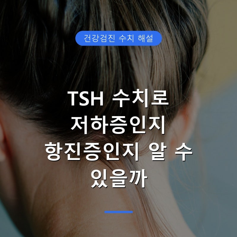 TSH 수치로 보는 갑상선기능저하증과 항진증 초기증상