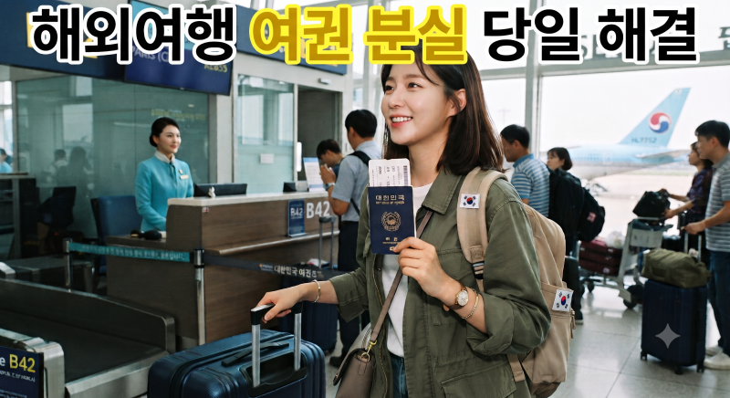 해외여행 중 여권 분실 시 대처 순서와 긴급여권 발급 총정리