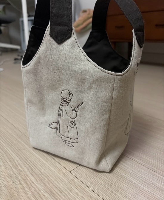 부라더 미싱 자수 세미나 후기 (미니 스퀘어 백 제작기, 자수미싱 사용방법)