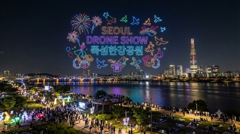 2026 한강불빛공연 드론라이트쇼 일정 시간 주차 명당 총정리