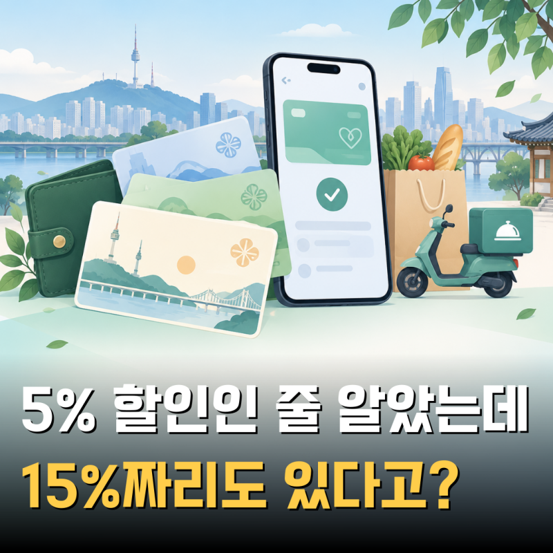 서울사랑상품권 9월, 5% 할인보다 더 챙길 수 있는 곳이 있다고?