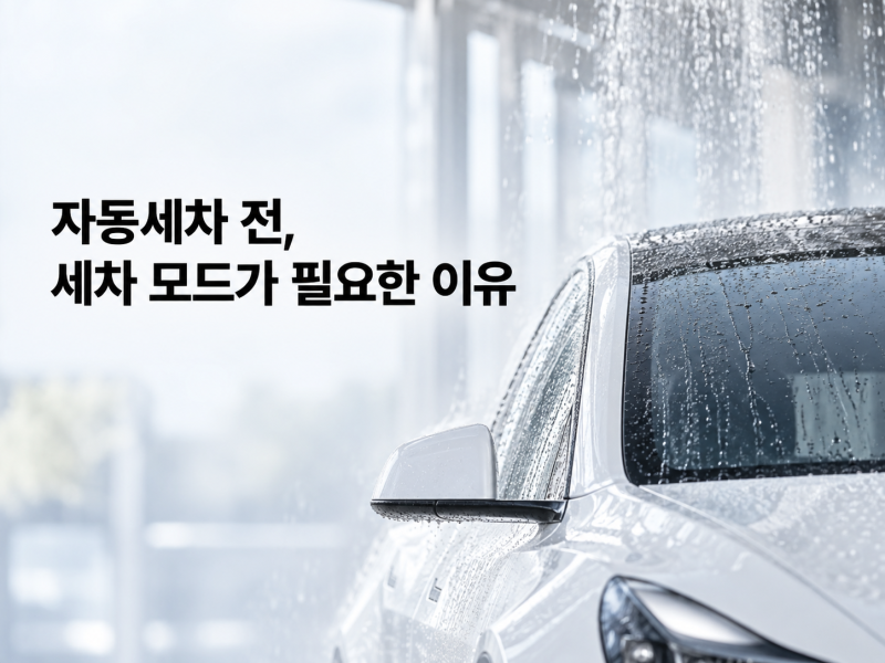테슬라 모델 Y 자동세차, 그냥 들어가면 안 됩니다｜세차 모드·프리 롤 사용법